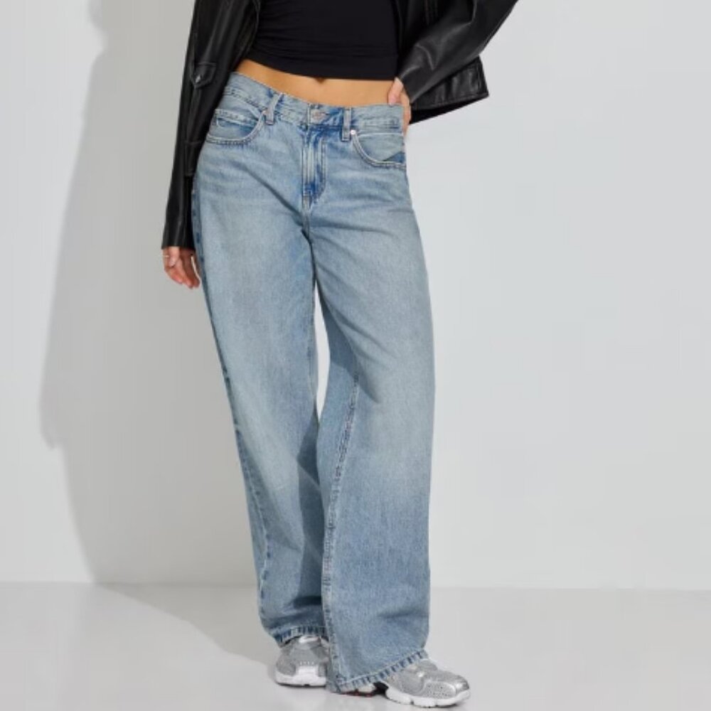 Garage Low Rise Baggy Jeans - Amari Blue NWOT (Size US 3)